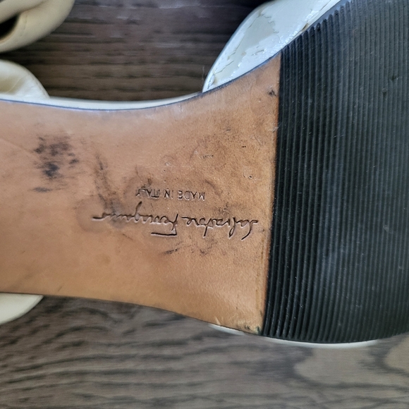 Salvatore Ferragamo mules kitten heels 5 5.5 vintage - Picture 5 of 11